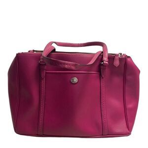 COACH‎ Women’s Peyton Saffinao Dark Pink Handbag Tote Shoulder Bag Size 13X5X9.5